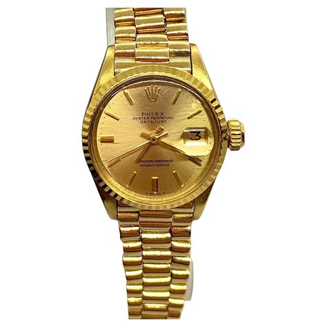 rolex oyster gold womens|pre owned rolex oyster perpetual.